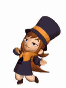 a hat in time hat kid dancing dance moves transparent