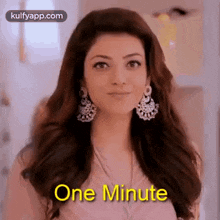 One Minute.Gif GIF - One Minute Kajal Please Wait GIFs