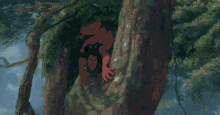 타잔 나무 나무타기 점프 정글 디즈니 애니메이션 GIF - Tarzan Slide Jump GIFs