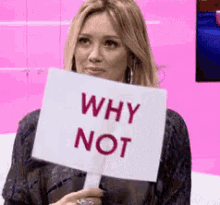 Why Not GIF - Hillary Duff Why Not Why GIFs