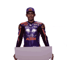 hafizh syahrin moto gp text here sign here board