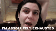 Im Absolutely Exhausted Scherezade Shroff GIF - Im Absolutely Exhausted Scherezade Shroff Im Extremely Tired GIFs