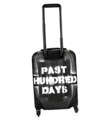 suitcase past hundred days eben bag travel