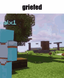 Teal Minecraft Griefed GIF - Teal Minecraft Griefed Cry About It GIFs
