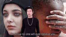 I Know No One Will Ever Believe You GIF - I Know No One Will Ever Believe You Its Rucka GIFs