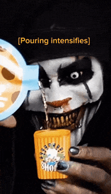 Klowniac Pouring Intensifies GIF - Klowniac Klown Pouring Intensifies GIFs