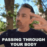 Passing Through Your Body Derek Muller GIF - Passing Through Your Body Derek Muller Veritasium GIFs