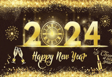 Happy New Year 2024 Wishes GIF - Happy New Year 2024 Wishes GIFs