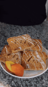 Glazed Peach Pie Turnovers Dessert GIF