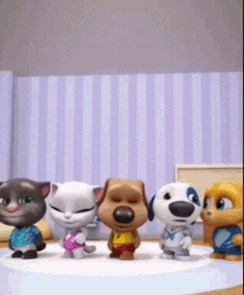 Talking Tom And Friends Dancing Rabbit GIF