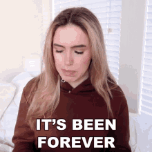 Its Been Forever Stella Rae GIF - Its Been Forever Stella Rae Its Been A Long Time GIFs