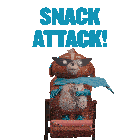 Snack Attack Sdog Sticker