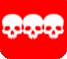 Skull Triple Skull GIF - Skull Triple Skull Skull Emoji GIFs