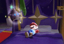Super Mario Galaxy Mario GIF - Super Mario Galaxy Mario Sleeping GIFs