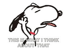Snoopy Tongue GIF