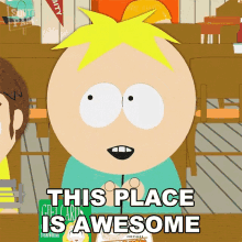This Place Is Awesome Butters Stotch GIF - This Place Is Awesome Butters Stotch South Park GIFs