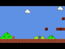 a screenshot of a video game with mario and luigi in it