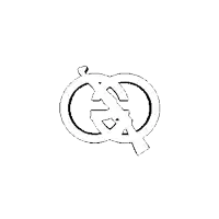 a black and white image of a clock with a shadow on a white background