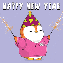New Year Happy New Year GIF - New Year Happy New Year Penguin GIFs