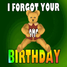 I Forgot Your Birthday Belated Birthday GIF - I Forgot Your Birthday Belated Birthday Forgot GIFs