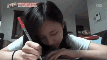 Jeonqmi Mina GIF - Jeonqmi Mina Writing GIFs