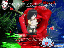 Tomoko Tomoko Chan GIF - Tomoko Tomoko Chan No Bitches GIFs