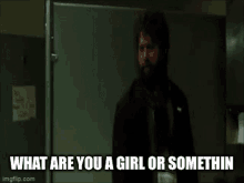What Are You A Girl Or Something Zach Galifianakis GIF