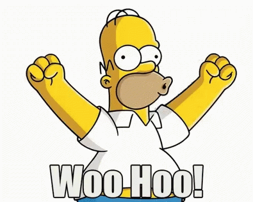 Homer Simpson Woohoo GIF - Homer Simpson Woohoo Off Work - Discover  Share  GIFs