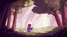 steven universe dancing in the forest