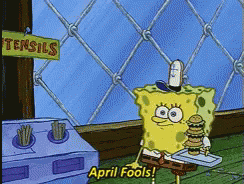 april fools spongebob
