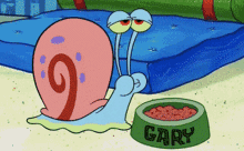 Gary Snail GIF - Gary Snail Eat GIFs