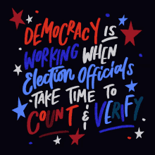 Democracy Is Working When Election Official Take Time To Count Every Vote GIF - Democracy Is Working When Election Official Take Time To Count Every Vote Count Every Vote GIFs