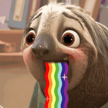Pride Sloth Pride GIF - Pride Sloth Pride Sloth GIFs