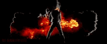Fire Piss GIF - Fire Piss Ghost Rider GIFs