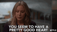 You Seem To Have A Pretty Good Heart Christina Applegate GIF - You Seem To Have A Pretty Good Heart Christina Applegate Jen Harding GIFs