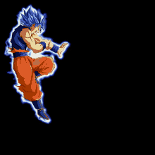 Goku Universal Blue GIF - Goku Universal Blue - Discover & Share GIFs