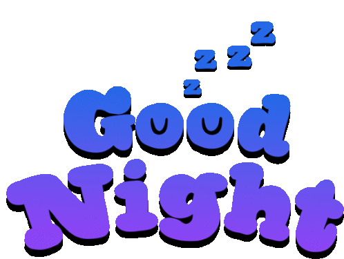 Good Night Animated Text Sticker - Good Night Animated Text Text - Discover  & Share GIFs