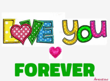 Animated Greeting Card Love You Forever GIF - Animated Greeting Card Love You Forever GIFs
