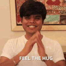 Feel The Hug Anil Mahato GIF - Feel The Hug Anil Mahato Hug GIFs