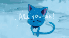 Fairy Tail Are You Sad GIF - Fairy Tail Are You Sad Anime GIFs