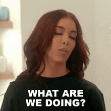 What Are We Doing Ashley Snell GIF - What Are We Doing Ashley Snell Basketball Wives Orlando GIFs
