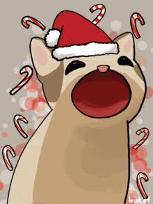 Cat Pop Christmas GIF