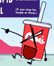 Laughing Canes Cup GIF - Laughing Canes Cup Animatic Battle GIFs