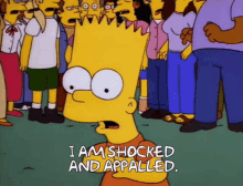 Bart Simpson The Simpsons GIF - Bart Simpson The Simpsons I Am Shocked GIFs