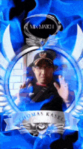 a picture of a man with the name thomas kasel on it