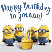 Happy Birthday Greetings GIF - Happy Birthday Greetings Minions GIFs
