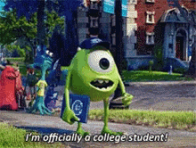 Im Offcially A College Student GIF - Im Offcially A College Student College GIFs