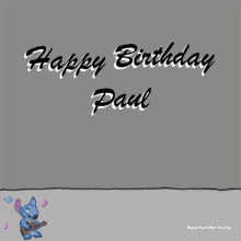 17+ Happy Birthday Paul Gif
