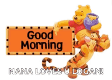 Pooh Bear GIF - Pooh Bear Nana Loves You Logan GIFs