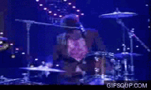 Matt Bellamy Muse GIF - Matt Bellamy Muse Drums GIFs